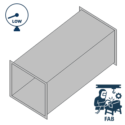 Galvanized Straight Duct - Fabrication