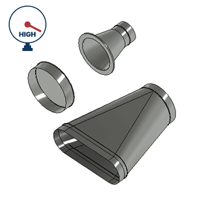 Labor for 10" W.G. Pressure Round Fittings(End Cap)