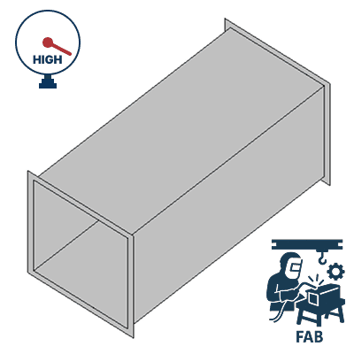 Galvanized Straight Duct - Fabrication