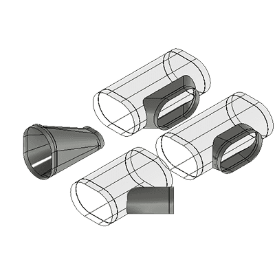 Labor for Oval Fittings(Eccentric Reducer, Taps)