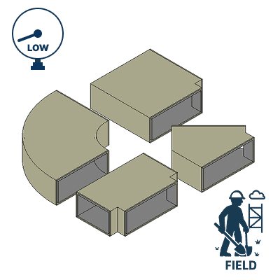 Ductboard Fittings - Field/Erection