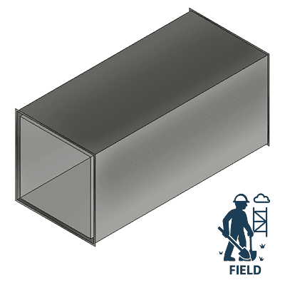 Stainless Straight Duct - Field/Erection