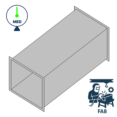 Galvanized Straight Duct - Fabrication