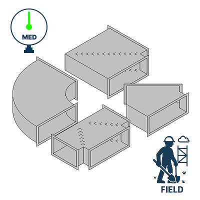 Galvanized Fittings - Field/Erection